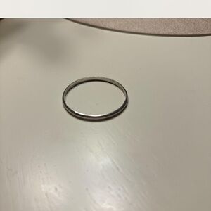 Sterling silver bangle bracelet